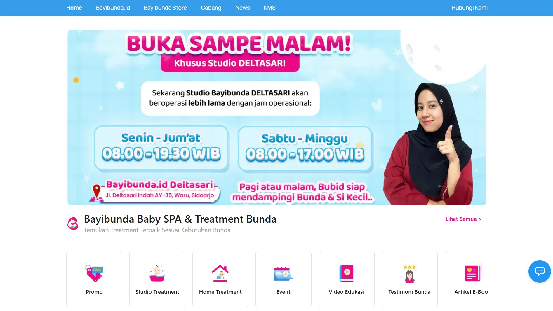 E-commerce BayiBunda project screenshot 1