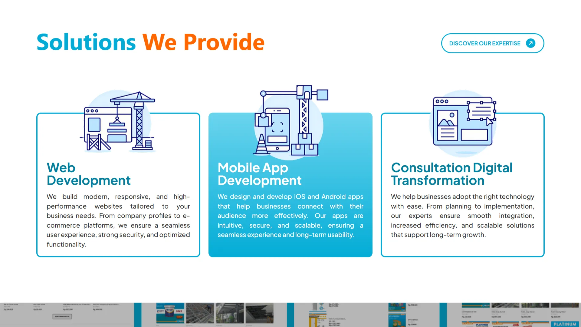 Xenopati - Company Profile project screenshot 1