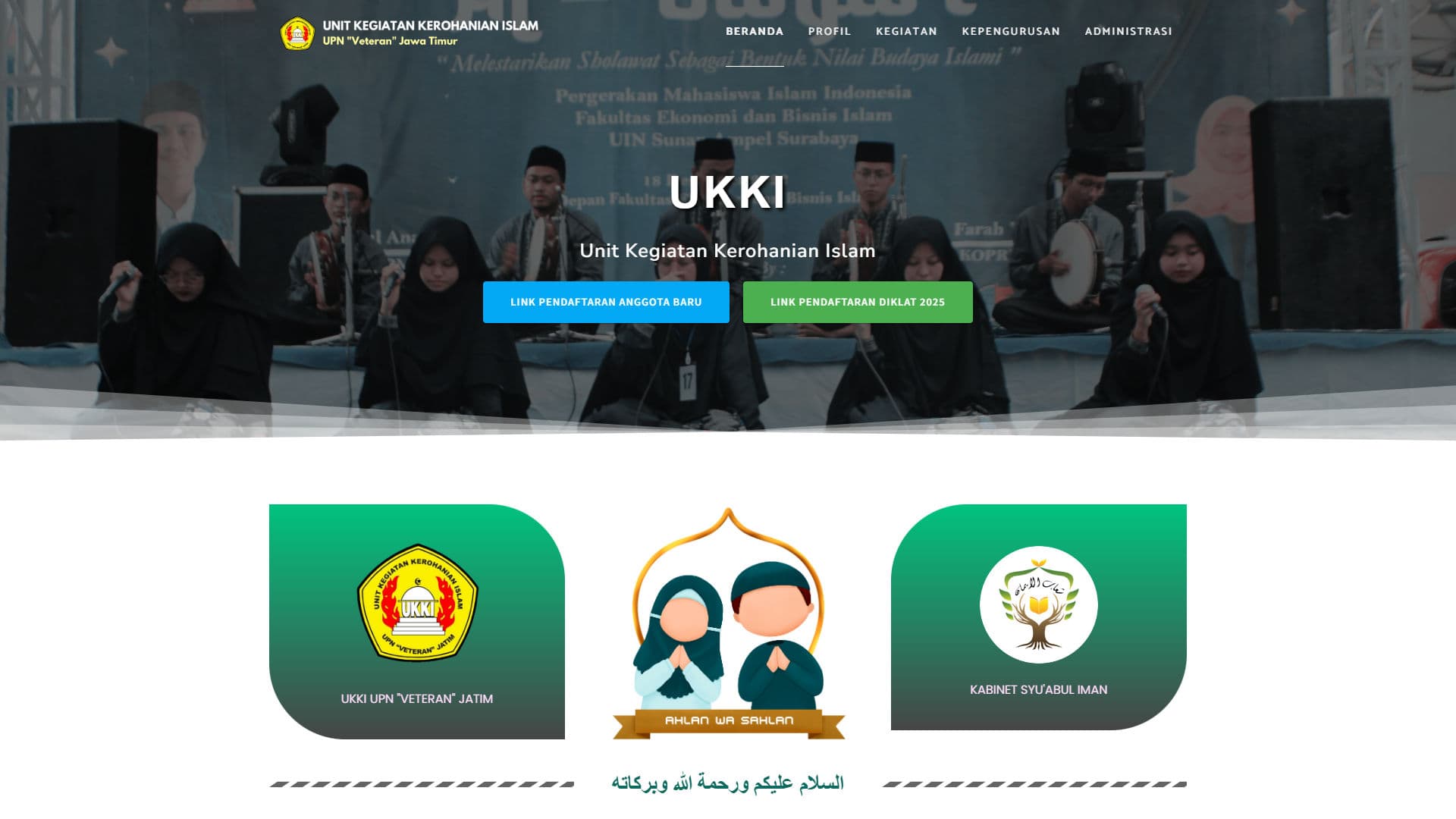 UKKI UPN Veteran Jawa Timur project screenshot 1